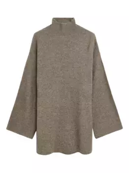 Свитер с высоким воротником BY MALENE BIRGER, коричневый
