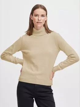 Свитер с высоким воротником bymanina B.Young, бежевый