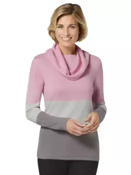 Свитер с высоким воротником Classic Basics "Пуловер", цвет Ros-Gestreift