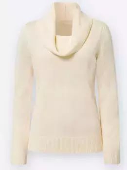 Свитер с высоким воротником Classic Basics "Пуловер", цвет Ecru