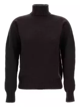 Свитер с высоким воротником Drumohr, коричневый