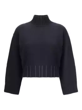 Свитер с высоким воротником Fabiana Filippi, синий