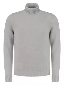 Свитер с высоким воротником Fedeli, серый