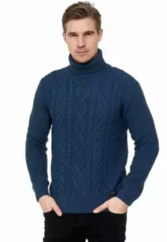 Свитер с высоким воротником и стильным высоким воротником Rusty Neal, цвет Petrol