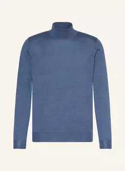 Свитер с высоким воротником из шерсти мериноса Sand Copenhagen, синий