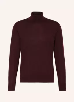 Свитер с высоким воротником из шерсти мериноса Strokesman'S, красный