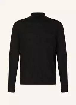 Свитер с высоким воротником из шерсти мериноса Strokesman'S, черный