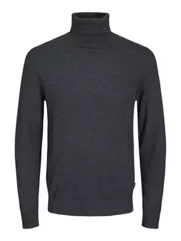 Свитер с высоким воротником Jack & Jones, серый