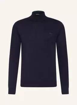 Свитер с высоким воротником Lacoste, синий