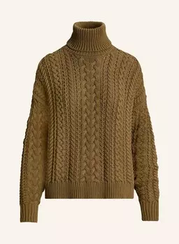 Свитер с высоким воротником LAUREN RALPH LAUREN, хаки