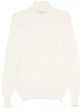 Свитер с высоким воротником Ma'ry'ya, белый