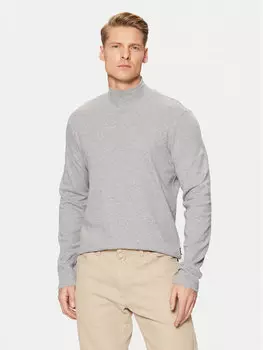 Свитер с высоким воротником обычного кроя Blend, серый
