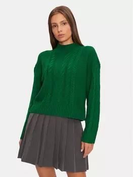 Свитер с высоким воротником обычного кроя Brave Soul, зеленый