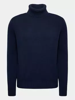 Свитер с высоким воротником обычного кроя Ecoalf, синий