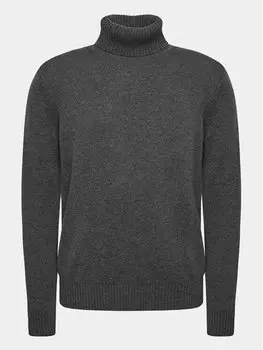 Свитер с высоким воротником обычного кроя Ecoalf, серый