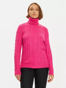 Свитер с высоким воротником обычного кроя Lola Casademunt, розовый