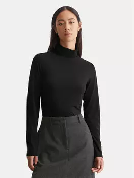 Свитер с высоким воротником обычного кроя Marc O'Polo, черный