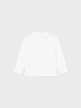 Свитер с высоким воротником обычного кроя Mayoral, экрю