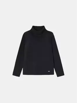 Свитер с высоким воротником обычного кроя Mayoral, черный