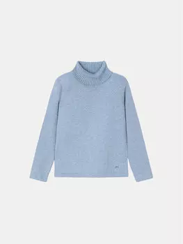 Свитер с высоким воротником обычного кроя Mayoral, голубой