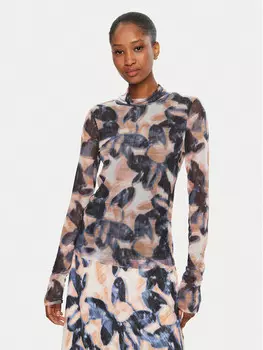 Свитер с высоким воротником обычного кроя Munthe, мультиколор