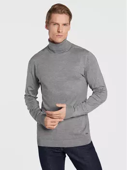 Свитер с высоким воротником обычного кроя Petrol Industries, серый