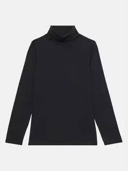 Свитер с высоким воротником обычного кроя United Colors Of Benetton, черный