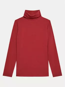 Свитер с высоким воротником обычного кроя United Colors Of Benetton, красный