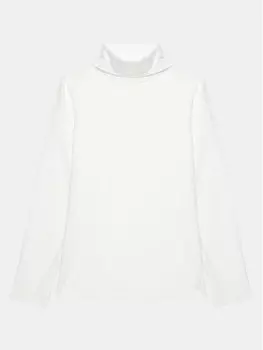 Свитер с высоким воротником обычного кроя United Colors Of Benetton, белый