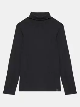 Свитер с высоким воротником обычного кроя United Colors Of Benetton, черный