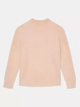 Свитер с высоким воротником обычного кроя United Colors Of Benetton, розовый