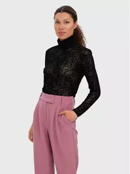 Свитер с высоким воротником обычного кроя Vero Moda, черный