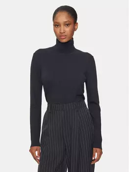 Свитер с высоким воротником обычного кроя Weekend Max Mara, синий