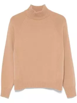 Свитер с высоким воротником Peserico, нейтральный цвет