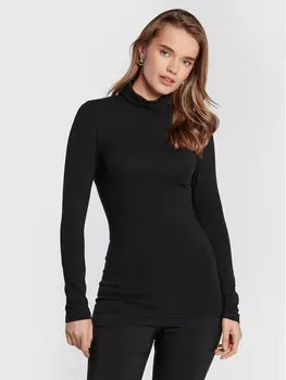 Свитер с высоким воротником приталенного кроя B.Young, черный