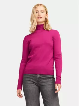 Свитер с высоким воротником приталенного кроя Jjxx, розовый