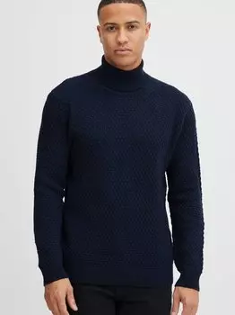 Свитер с высоким воротником sdclive Solid, синий