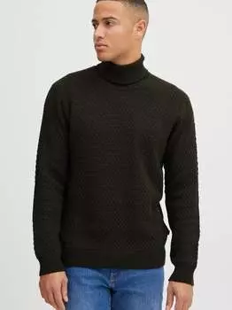 Свитер с высоким воротником sdclive Solid, зеленый