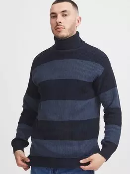 Свитер с высоким воротником sdserge Solid, синий