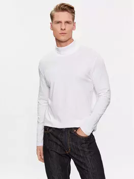 Свитер с высоким воротником стандартной посадки Jack&Jones, белый