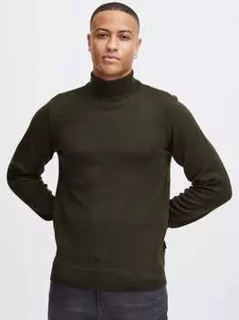 Свитер с высоким воротом Blend, зеленый