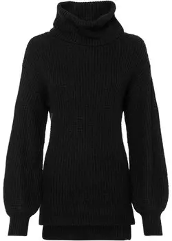 Свитер с высоким воротом Bodyflirt, черный