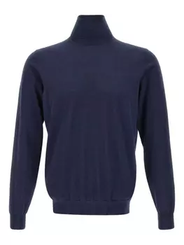 Свитер с высоким воротом Filippo De Laurentiis, синий