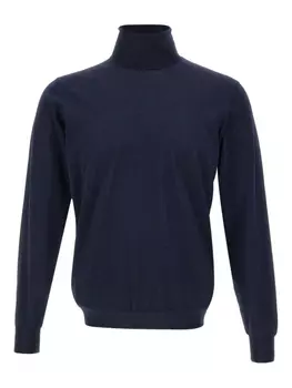Свитер с высоким воротом Filippo De Laurentiis, синий