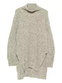 Свитер с высоким воротом и длинными рукавами JIL SANDER, нейтральный