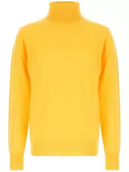 Свитер с высоким воротом от Customer Lovers, желтый