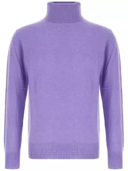 Свитер с высоким воротом от Customer Lovers, фиолетовый
