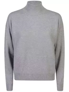 Свитер с высоким воротом Peserico, серый
