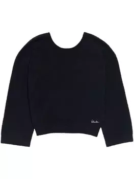 Свитер с закругленным вырезом Bimba y Lola, черный