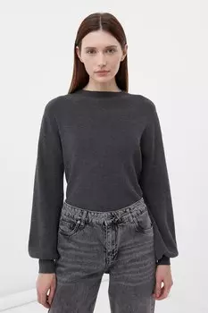 Свитер с заниженными рукавами Finn Flare, серый